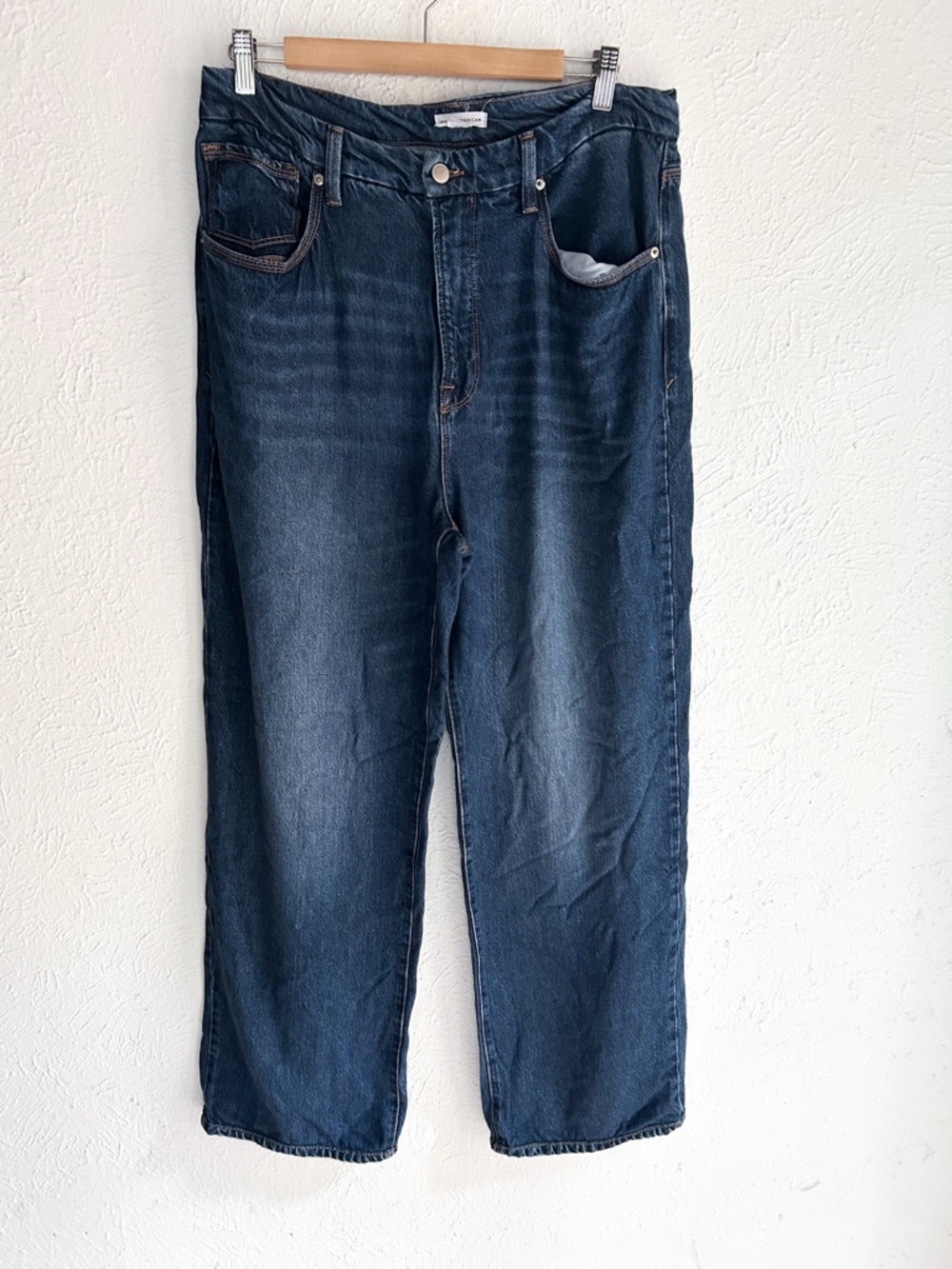 Good American Weightless Drip Good 90'S Jeans Medium Wash Sz 10/30 - Picture 2 of 5